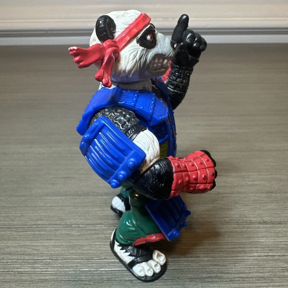 Vintage 1990 Panda Khan Teenage Mutant Ninja Turtles TMNT Action Figure